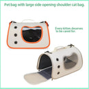 Portable Pet Carrier Bag for Small Dogs Cats Outdoor Foldable Cat Bag Breathable Cat Shoulder Bag Kitten Carrying Bag