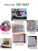 Thick Comfortable Small Cat Sleeping Nest Cushion Winter Warm Skin-friendly Cute Medium Cat Sofa Mat for Dog Bed Accessories