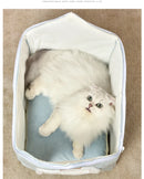Foldable Cat/dog Pet Nest Detachable and Washable Cat House Dog House Indoor Cat Nest Suitable for Small and Medium-sized Pets