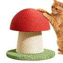 Cat Scratching Tree cute Mushroom Wear-resistant Scratching Column Kitten Climbing Frame Kitty Toys Household Cat Climbing Tower