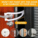 Cat Door Holder Latch Adjustable Dog Door Stopper Elastic Gate Lock Flex Latch Strap Keep Dog Out From Entering Pet Gate Supply