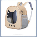 Portable Transparent Pet Backpack Foldable Outdoor Carrying Cats Bag Breathable Travel Bags for Kittens/Dogs Going Out Pets Bag