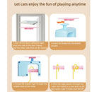 Caterpillar and Flying Bird Suitable for Self-playing Pet Chasing Toys Interactive Cat Toys for Indoor Cats Hanging Automatic