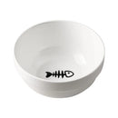 Ceramic Cat Bowl Cat Food Bowl Dog Bowl Drinking Water Bowl Food Bowl Cervical  Protection Pet Supplies Ceramic Double  Cat Bowl