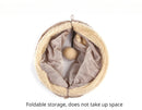 Foldable plush cat toy tunnel, playful cat tent, suitable for dogs and cats to play with