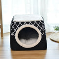 Closed Pet Sleeping House Dogs Cat Bed Suit For Winter Puppy Nest Winter Warm Cat Litter Pet Villa Closed Kennel Pet Supplies