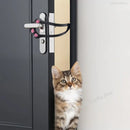 Cat Door Holder Latch Adjustable Dog Door Stopper Elastic Gate Lock Flex Latch Strap Keep Dog Out From Entering Pet Gate Supply
