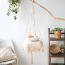 Winter Pet Hammock Hand Woven Cotton Rope Cat Swing Hanging Basket Indoor Pend Nest Kitten Supplies