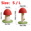 Cat Scratching Tree cute Mushroom Wear-resistant Scratching Column Kitten Climbing Frame Kitty Toys Household Cat Climbing Tower