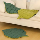 Spring Soft Cotton Cat Bed Mat Leaf Shaped Kitten Puppy Dog Sleep Blanket Double Sided Washable Pet Floor Rug Home Comfort Pad