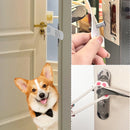 Cat Door Holder Latch Adjustable Dog Door Stopper Elastic Gate Lock Flex Latch Strap Keep Dog Out From Entering Pet Gate Supply