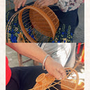 Cat Cage Household Small Family Cat Nest Hanging Basket Imitation Rattan Weaving Hanging Basket Desktop Snack Candy Fruit Basket