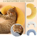 Hot Pet Sleeping Pillow Half Moon Pillow Cat Neck Protection Pillow Step on the Milk Deep Sleep U-shaped Pillow