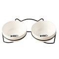 Ceramic Cat Bowl Cat Food Bowl Dog Bowl Drinking Water Bowl Food Bowl Cervical  Protection Pet Supplies Ceramic Double  Cat Bowl
