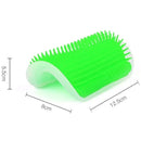 Cat Hair Rubbing Tool Corner Brush Hair Removal Comb Self-Play Itching Massage Brush Detachable Washable Non-Slip Cat Supplies