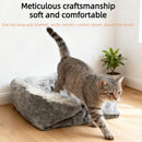 Folding Cat Car Nest Winter Warm Car Kennel Puppy House Anti-freezing Pet Fleece Thickened Platform Cage Kitten Mat  Pet Bed
