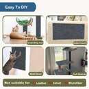 Self-Adhesive Cat Scratching Mat Trimmable Cat Carpet Cat Scratching Carpet Corner Wall Cat DIY Scratch Sofa Furniture Protector