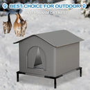 Winter Waterproof Stray Cat Dog Warm House Outdoor Warm Pet Cave Sleeping Beds Home Foldable Washable For Dog Puppy Supplies