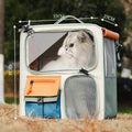 Cat bag out portable cat backpack pet trolley case backpack car riding artifact dog large-capacity suitcase