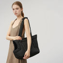 Pet Handbag Autumn and Winter Ultra-Light Quilted Cotton Pet Carrying Bag Single Shoulder Cat Outing Bag