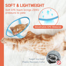 A fashionable contrast color stitching pet Elizabethan collar sterilization care collar for cats and dogs grooming collar to pre