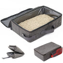 Oxford Cloth Foldable Cat Litter Box Large Capacity Waterproof Travel Litter Pan Rectangular with Shovel Mobile Cat Toilet