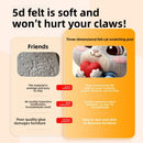 New5DIrregular-shaped cat scratching pad, cat scratching board, can be attached anywhere, suitable for sofas, furniture, walls,