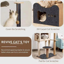 Self-Adhesive Cat Scratching Mat Trimmable Cat Carpet Cat Scratching Carpet Corner Wall Cat DIY Scratch Sofa Furniture Protector