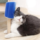 Cat Hair Rubbing Tool Corner Brush Hair Removal Comb Self-Play Itching Massage Brush Detachable Washable Non-Slip Cat Supplies