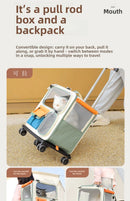 Cat bag out portable cat backpack pet trolley case backpack car riding artifact dog large-capacity suitcase
