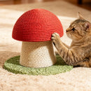 Cat Scratching Tree cute Mushroom Wear-resistant Scratching Column Kitten Climbing Frame Kitty Toys Household Cat Climbing Tower