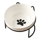 Ceramic Cat Bowl Cat Food Bowl Dog Bowl Drinking Water Bowl Food Bowl Cervical  Protection Pet Supplies Ceramic Double  Cat Bowl