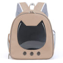 Portable Transparent Pet Backpack Foldable Outdoor Carrying Cats Bag Breathable Travel Bags for Kittens/Dogs Going Out Pets Bag