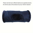 Foldable plush cat toy tunnel, playful cat tent, suitable for dogs and cats to play with