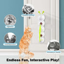 Smart Caterpillars Toy for Cat Interactive Caterpillars Cat Toy Cats Suction Cup Wiggles Worm Cat Toy with Tail for Indoor