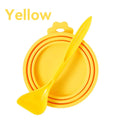 Portable Silicone Dog Cat Canned Lid 2-in-1Food Sealer Spoon Pet Food Cover Storage Fresh-keeping Lids Bowl Dog Accessories