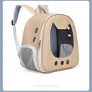 Portable Transparent Pet Backpack Foldable Outdoor Carrying Cats Bag Breathable Travel Bags for Kittens/Dogs Going Out Pets Bag