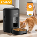 ROJECO Automatic Cat Feeder 2L Smart Dog Food Kibble Dispenser WiFi App Remote Control Timed Auto Pet Feeder For Puppy Kitten