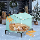 Winter Waterproof Stray Cat Dog Warm House Outdoor Warm Pet Cave Sleeping Beds Home Foldable Washable For Dog Puppy Supplies