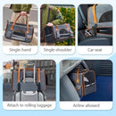 Dog Pet Carrier Bag Anti-Collapse Design Multiple Storage Pockets Cat Travel Handbag for Medium Cats, Puppy, Rabbits and Other S