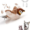 New Simulated Bird Cat Toy Interactive Toys Dog Rechargeable Chirping Flapping Bird(no Flying) Touch Activated Plush Toy Pet