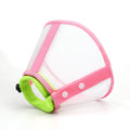 A fashionable contrast color stitching pet Elizabethan collar sterilization care collar for cats and dogs grooming collar to pre