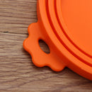 Portable Silicone Dog Cat Canned Lid 2-in-1Food Sealer Spoon Pet Food Cover Storage Fresh-keeping Lids Bowl Dog Accessories
