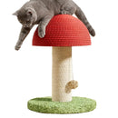 Cat Scratching Tree cute Mushroom Wear-resistant Scratching Column Kitten Climbing Frame Kitty Toys Household Cat Climbing Tower