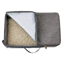 Oxford Cloth Foldable Cat Litter Box Large Capacity Waterproof Travel Litter Pan Rectangular with Shovel Mobile Cat Toilet