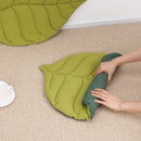 Spring Soft Cotton Cat Bed Mat Leaf Shaped Kitten Puppy Dog Sleep Blanket Double Sided Washable Pet Floor Rug Home Comfort Pad