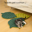 Spring Soft Cotton Cat Bed Mat Leaf Shaped Kitten Puppy Dog Sleep Blanket Double Sided Washable Pet Floor Rug Home Comfort Pad
