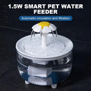 1200ml Cats Water Filter Automatic Cat Water Fountain Filter USB Electric Mute Recirculate Filtering Drinker Pet Water Fountain