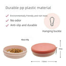 New Pet Outdoor Portable Lightweight Leakproof Dog Food Bowl Snack Box Multifunctional Feeding Water Bowl for Dogs and Cats