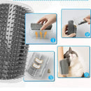 Cat Hair Rubbing Tool Corner Brush Hair Removal Comb Self-Play Itching Massage Brush Detachable Washable Non-Slip Cat Supplies